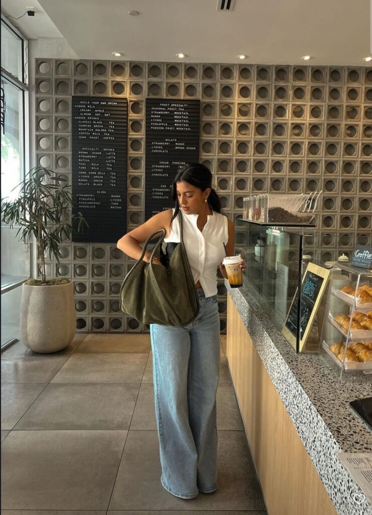 Classy lady checking whets in her bag