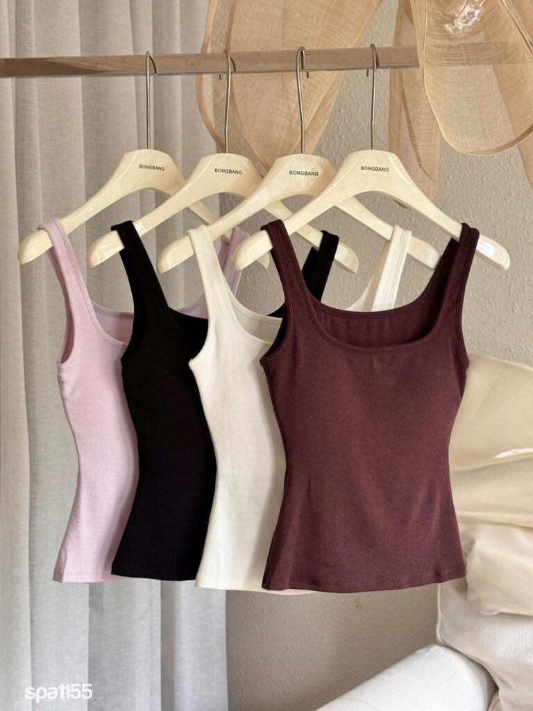 Chic classy tank tops for capsule wardrobe 